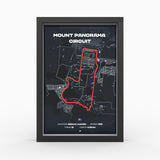 AP10 Mount Panorama 3D Poster (gerahmt)