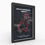AP10 Mount Panorama 3D Poster (gerahmt)
