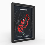 AP10 Mugello 3D Poster (gerahmt)