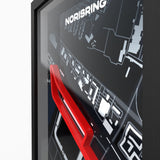 AP10 Norisring 3D Poster (gerahmt)