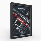 AP10 Norisring 3D Poster (gerahmt)