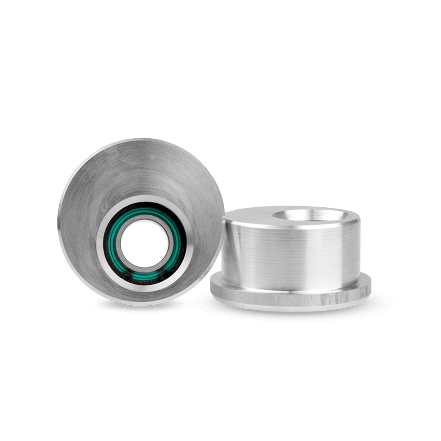 PMC MOTORSPORT Querlenker Buchsen Set exzentrisch Uniball passend für BMW E30 E36 Z3 Vorderachse (Aluminium)