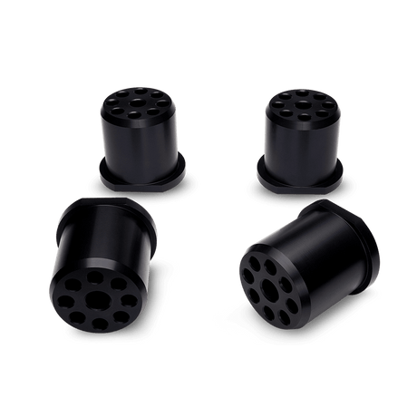PMC MOTORSPORT Tonnenlager Buchsen Set starr passend für BMW E36 Hinterachsträger (Aluminium)