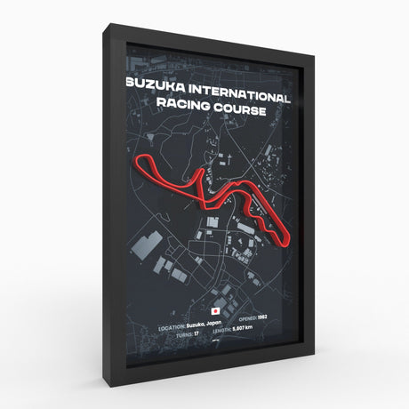 AP10 Suzuka 3D Poster (gerahmt)