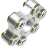 SILVER PROJECT Hardyscheibe Flex Disc passend für Mercedes-Benz LK110 M12 58mm (Aluminium/PU 95 ShA)