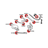STRONGFLEX Buchsen Set passend für Toyota Supra A90 Hinterachse (PU)