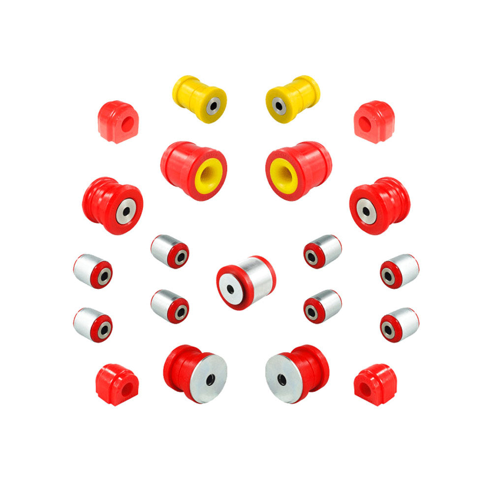STRONGFLEX Buchsen Set passend für Mini F54 Clubman F60 Countryman Allrad Vorderachse & Hinterachse (PU)