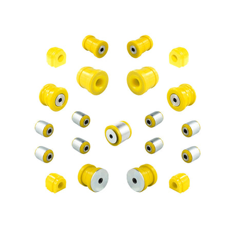 STRONGFLEX Buchsen Set passend für BMW X2 F39 Allrad Vorderachse & Hinterachse (PU)