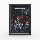 AP10 Sachsenring 3D Poster (gerahmt)