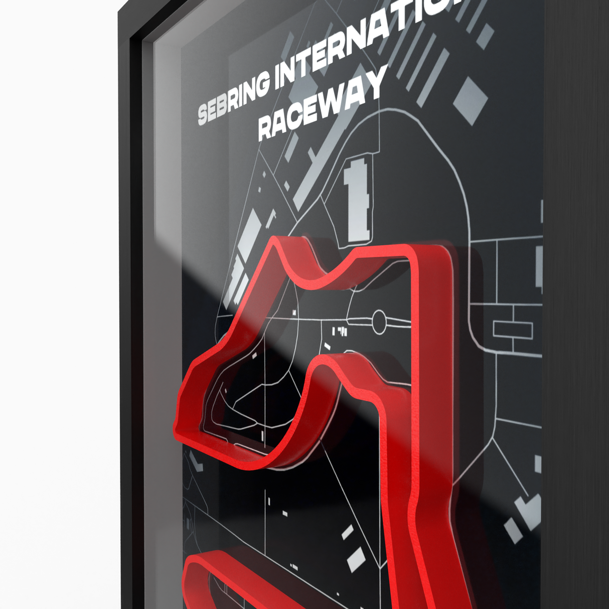 AP10 Sebring 3D Poster (gerahmt)