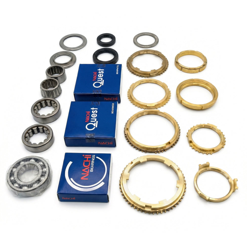 SPEEDTEK Getriebe Instandsetzungskit Lager Synchronringe Set passend für Nissan Skyline R32 R33 R34 GTST GTT GT-R VG30