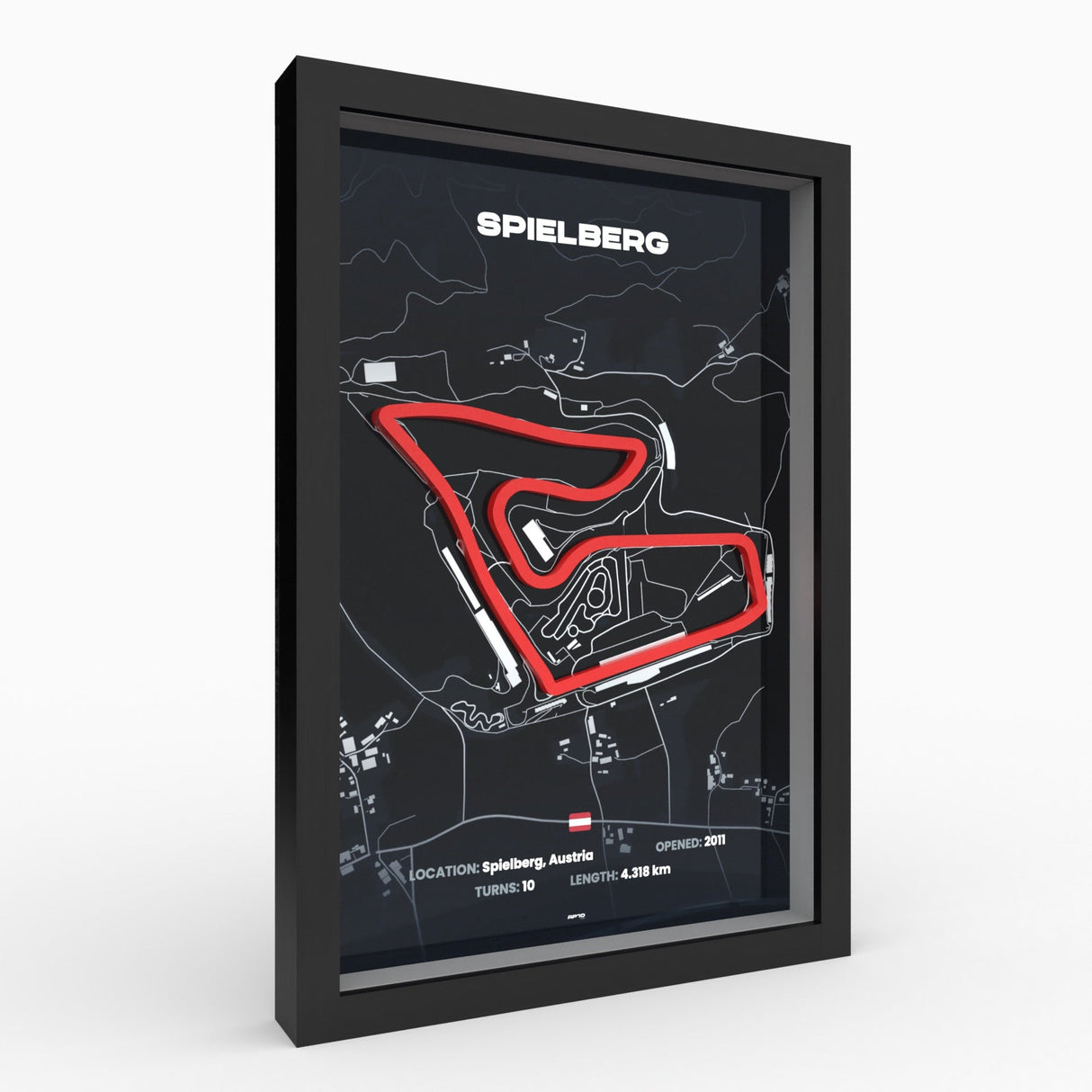 AP10 Spielberg 3D Poster (gerahmt)