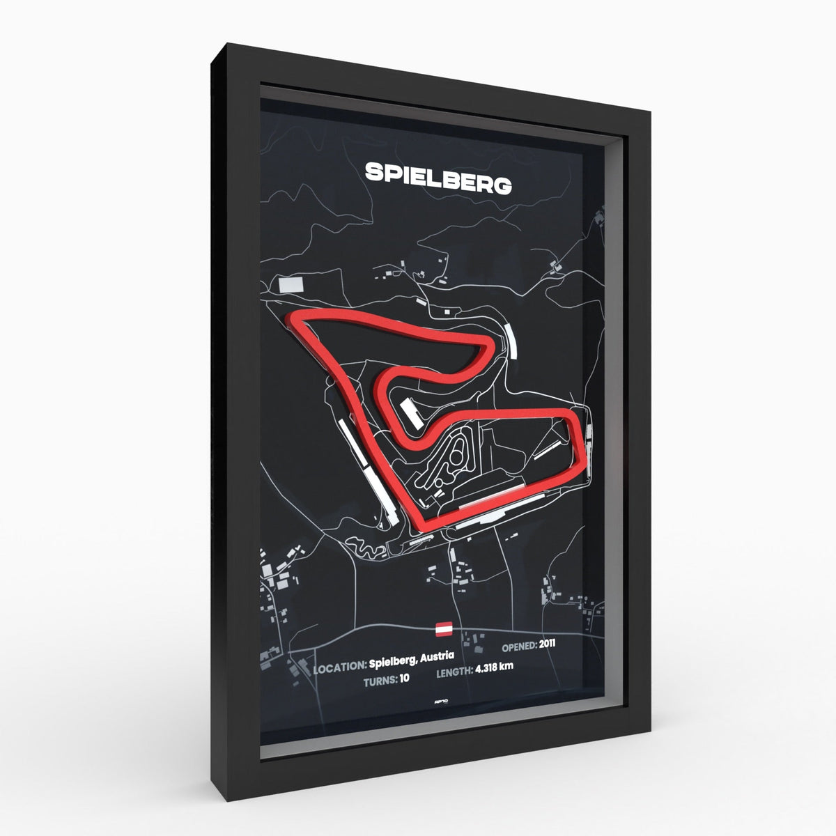 AP10 Spielberg 3D Poster (gerahmt)