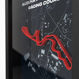 AP10 Suzuka 3D Poster (gerahmt)