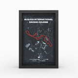 AP10 Suzuka 3D Poster (gerahmt)