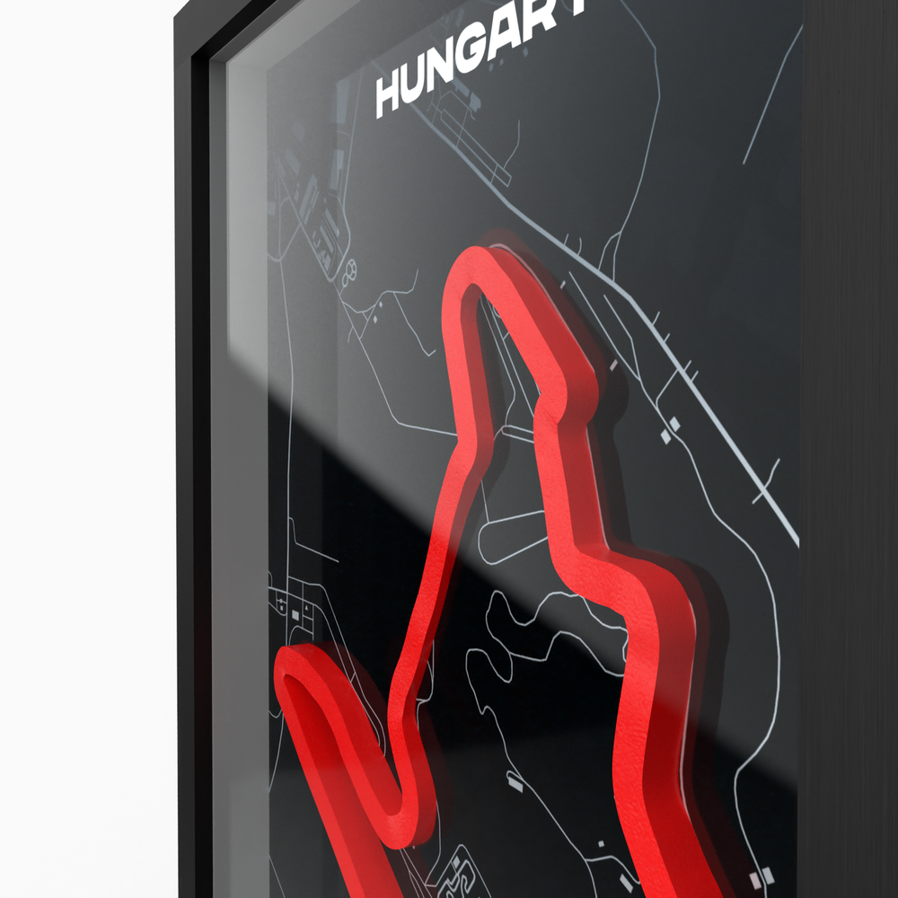 AP10 Ungarn 3D Poster (gerahmt)