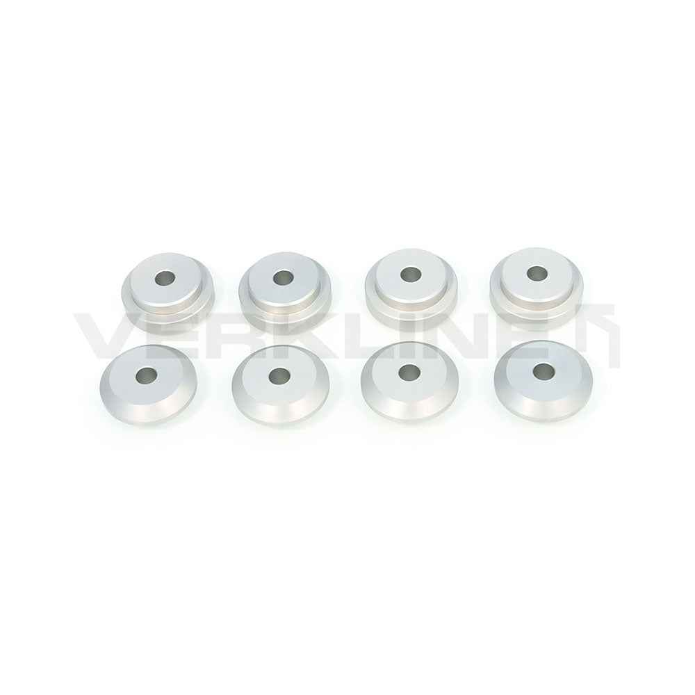 VERKLINE Buchsen Achsträger passend für Audi B2 B3 B4 (Aluminium)