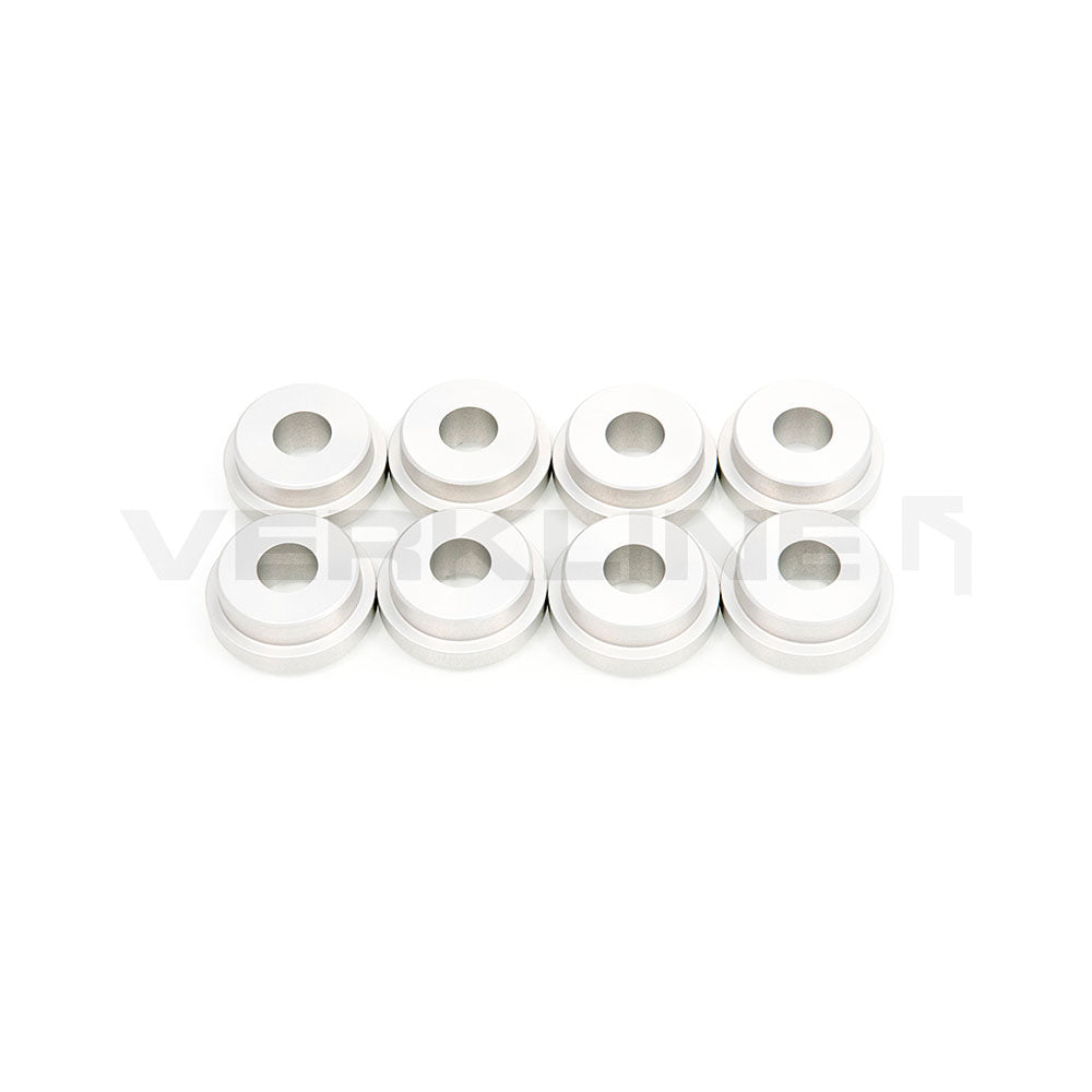 VERKLINE Buchsen Hinterachsträger passend für Audi 100 C4 S4 S6 / 200 C3 / V8 D11 (Aluminium)