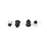 VERKLINE Buchsen Querlenker Radlagergehäuse passend für VW Golf MK7 MK8 Hinterachse Set Uniball (Aluminium)