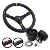 LUISI Mirage Race Sportlenkrad Leder Komplettset passend für VW Jetta 08/1982-1992 (geschüsselt / mit TÜV)