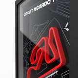 AP10 Valencia 3D Poster (gerahmt)