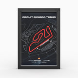 AP10 Valencia 3D Poster (gerahmt)
