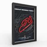 AP10 Valencia 3D Poster (gerahmt)