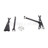 VERKLINE Leichtbau Achsträger Querlenker Set passend für Seat Leon 5F FWD einstellbar Uniball