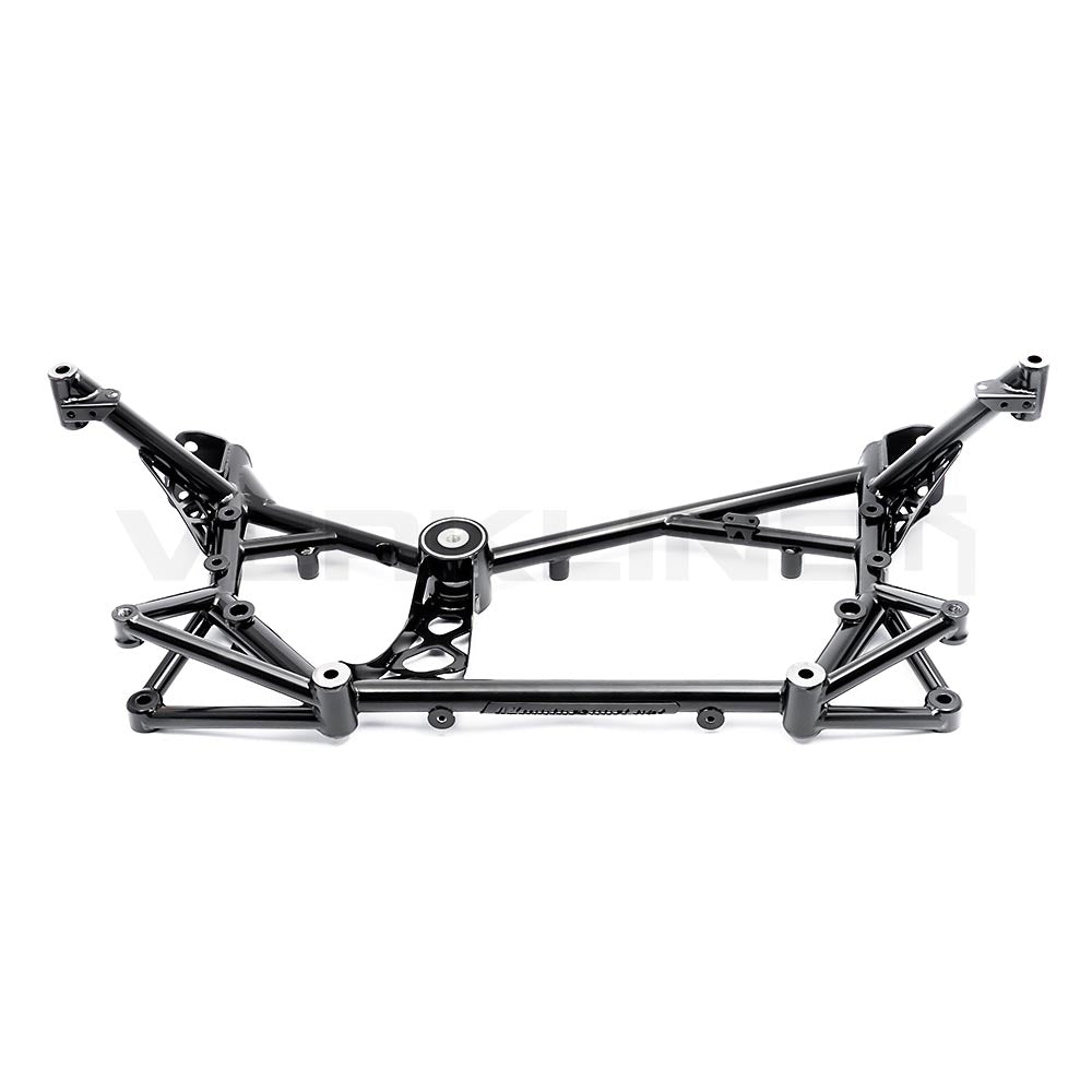 VERKLINE Leichtbau Achsträger Querlenker Set passend für Seat Leon 5F FWD einstellbar Uniball