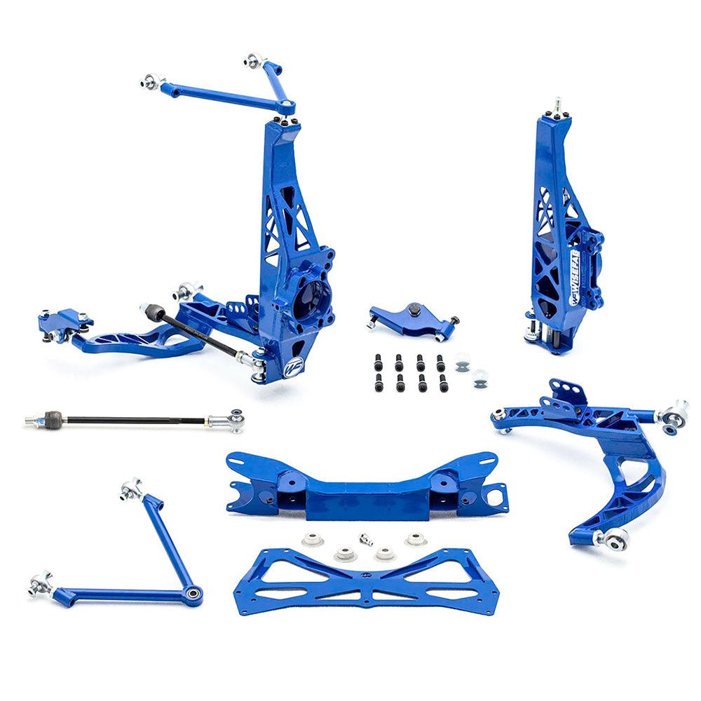 WISEFAB DRIFT Nissan 370Z Rack Relocation Lenkwinkel Kit Vorderachse - PARTS33 GmbH