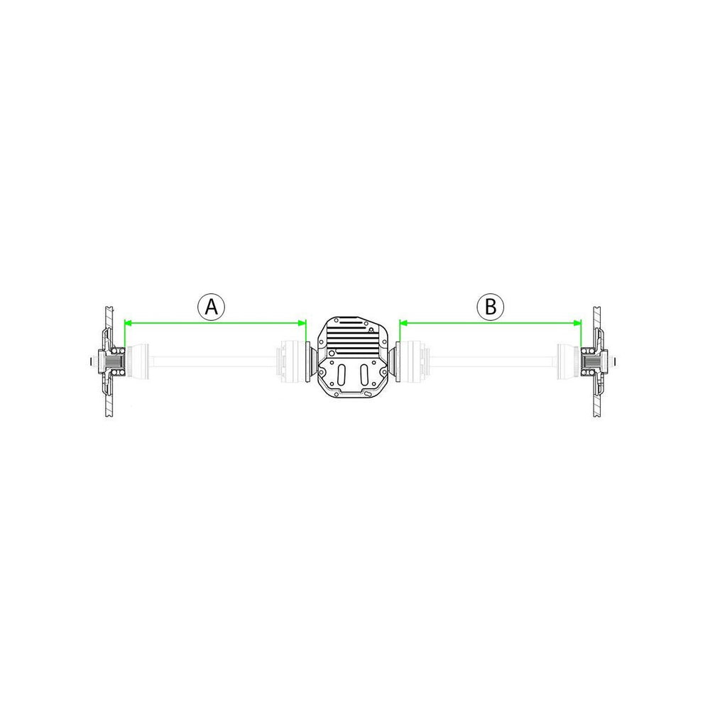 WISEFAB DRIFT & TRACK Antriebswellen Halbwellen Kit passend für Nissan S-Chassis Hinterachse