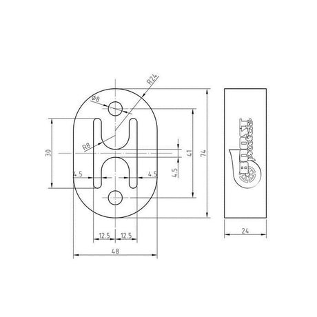 FAMEFORM hitzefester Auspuffgummi blau (3 Stück) - PARTS33 GmbH