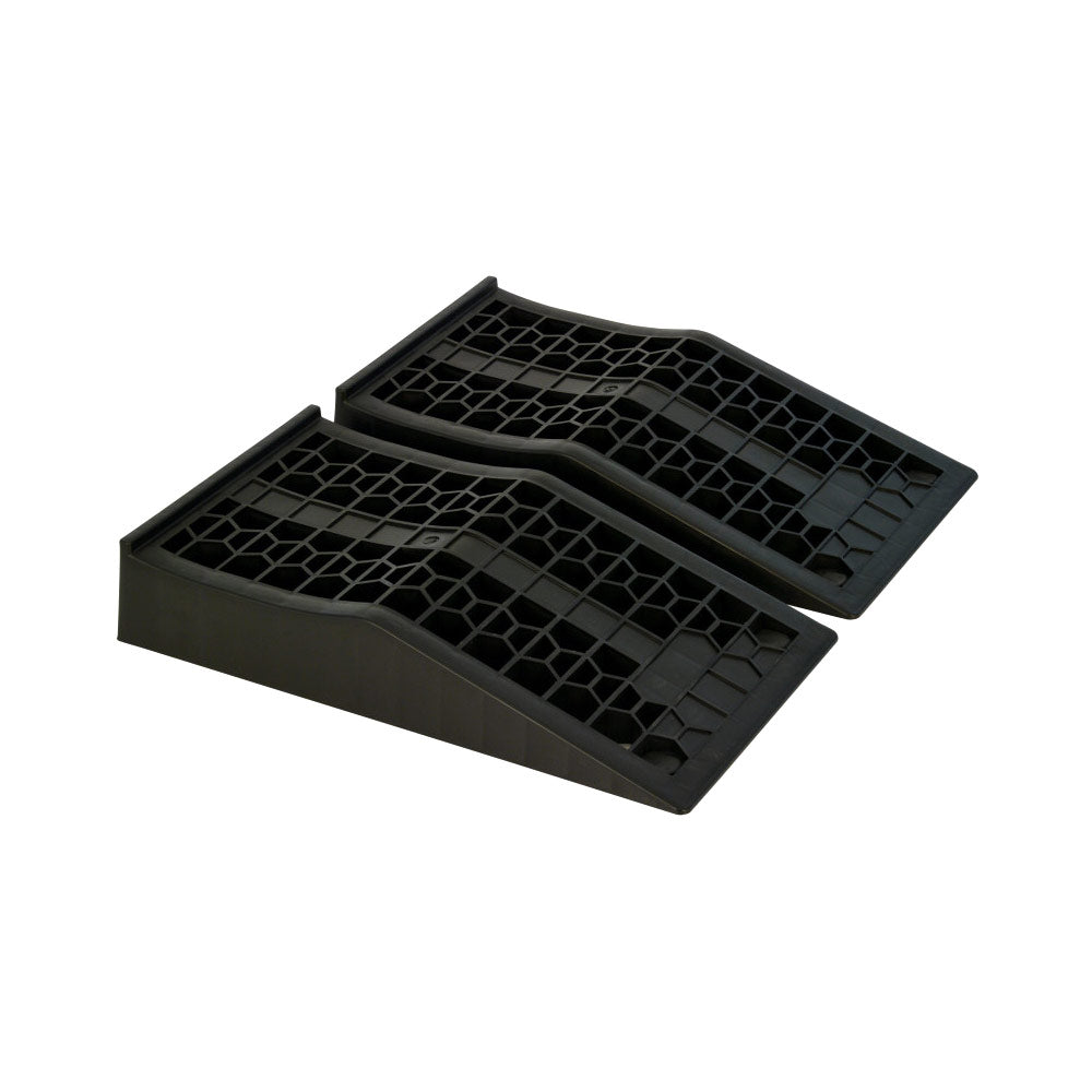 B-G RACING Auffahrrampen Low Rise Wide schwarz (2 Stück)