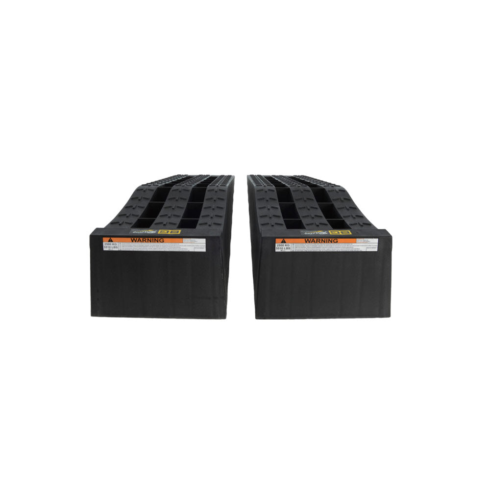 B-G RACING Auffahrrampen Mid Rise schwarz (2 Stück)