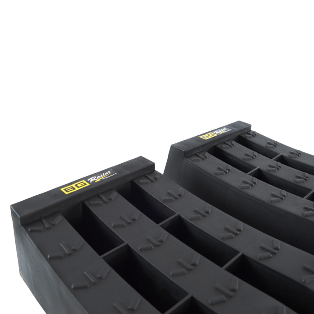 B-G RACING Auffahrrampen Mid Rise schwarz (2 Stück)