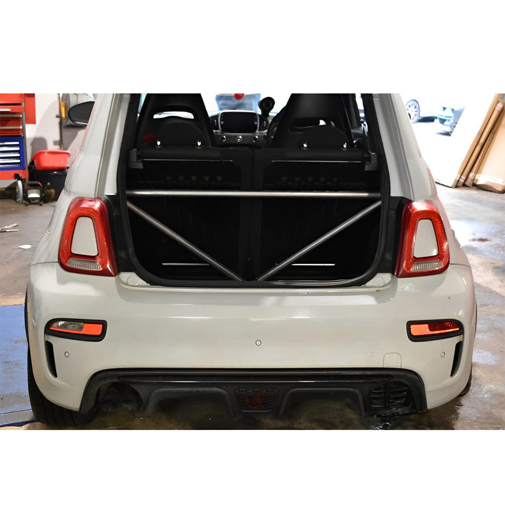 BAF MOTORSPORT Versteifungsstrebe passend für Abarth 500 / 595 / 695 (4-Punkt / eintragungsfrei)
