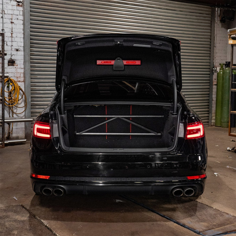 BAF MOTORSPORT Versteifungsstrebe passend für Audi A4 / S4 B9 Limousine (4-Punkt / eintragungsfrei)