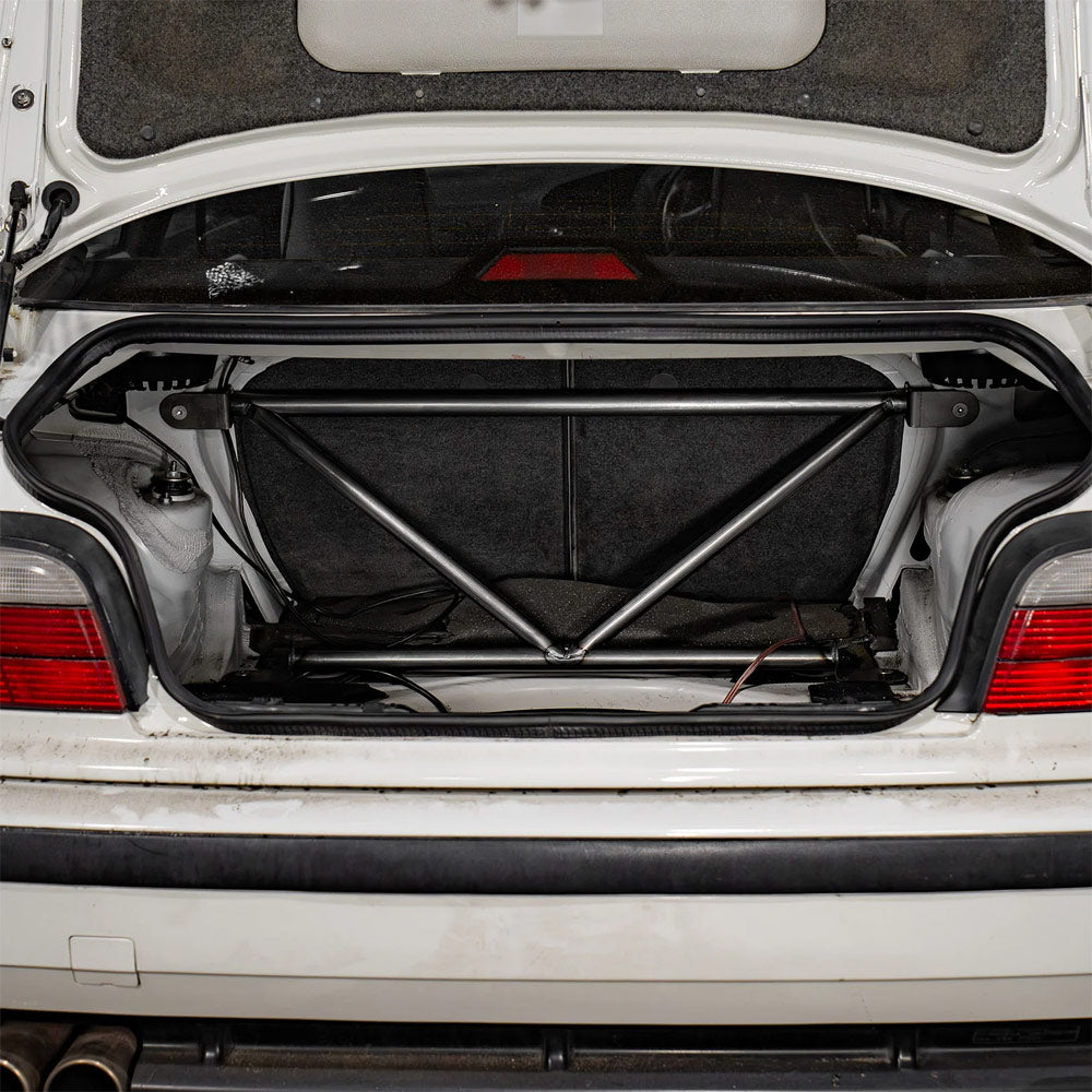 BAF MOTORSPORT Versteifungsstrebe passend für BMW E36 Coupe (4-Punkt / eintragungsfrei)