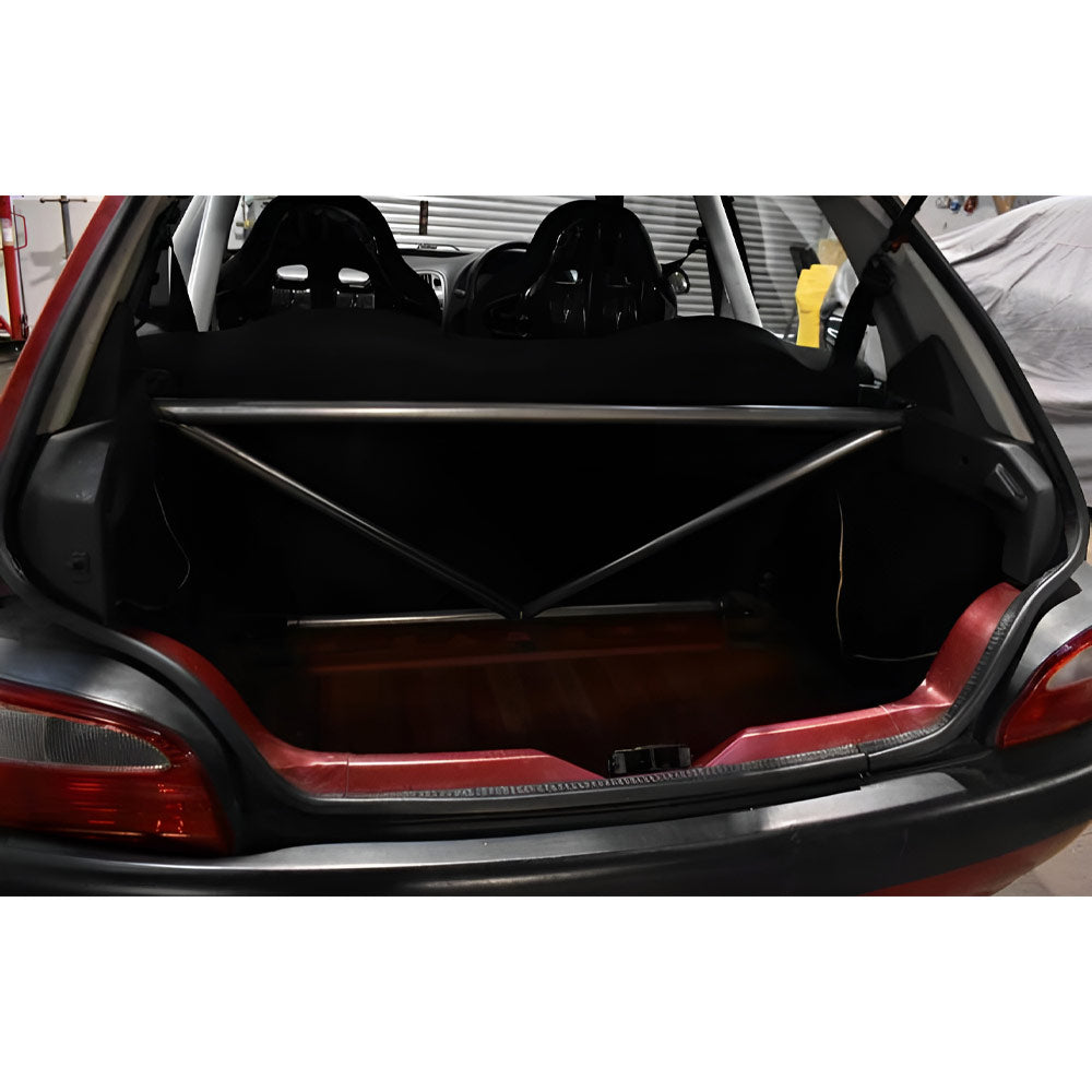 BAF MOTORSPORT Versteifungsstrebe passend für Citroën Saxo MK1 / MK2 (4-Punkt / eintragungsfrei)