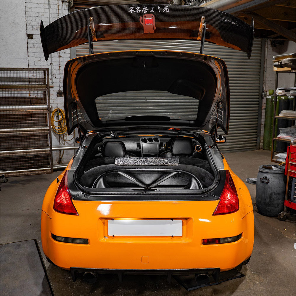 BAF MOTORSPORT Versteifungsstrebe passend für Nissan 350Z (4-Punkt / eintragungsfrei)