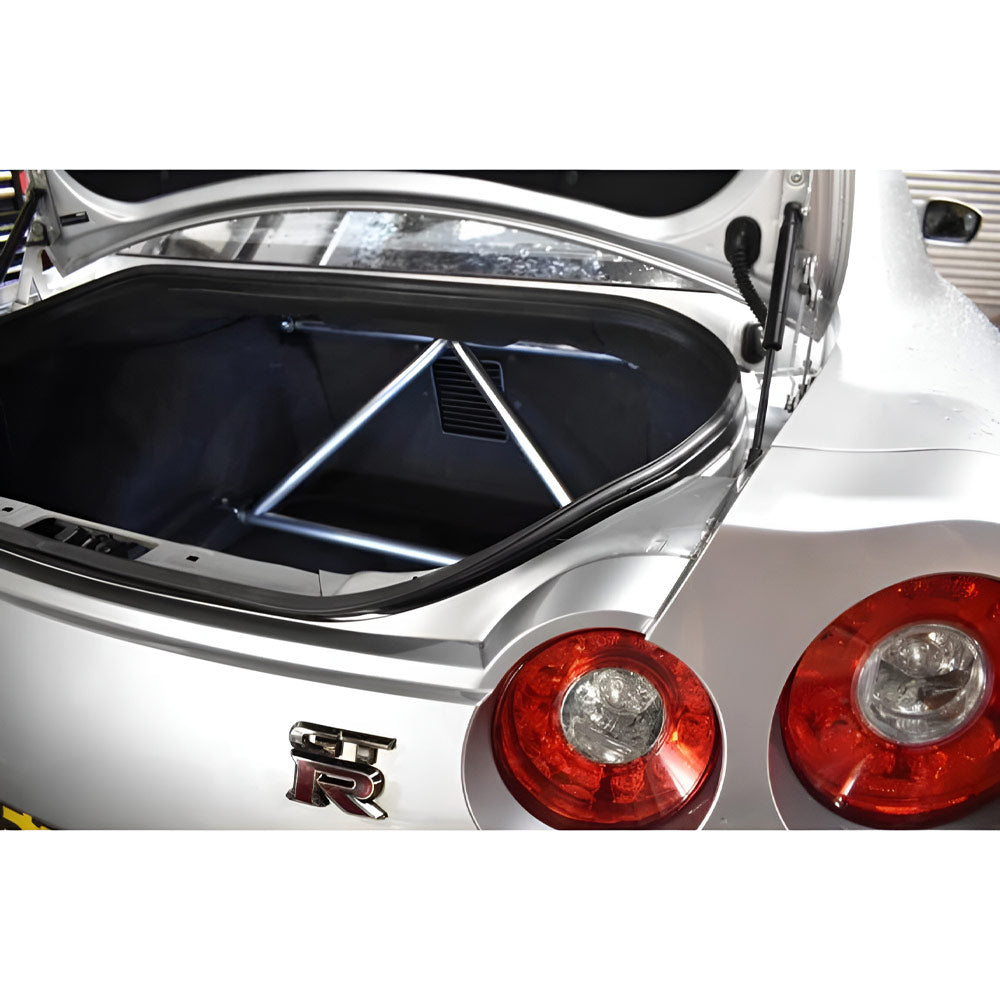 BAF MOTORSPORT Versteifungsstrebe passend für Nissan GT-R R35 (4-Punkt / eintragungsfrei)