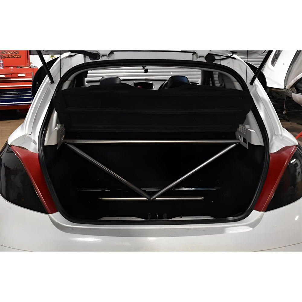 BAF MOTORSPORT Versteifungsstrebe passend für Peugeot 207 Hatchback (4-Punkt / eintragungsfrei)