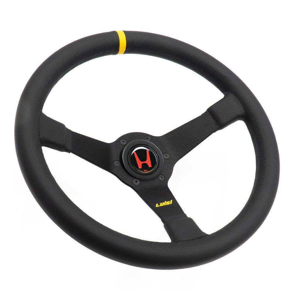 LUISI Mirage Race Sportlenkrad Leder Komplettset passend für Honda Civic 1996-2001 (geschüsselt / mit TÜV)