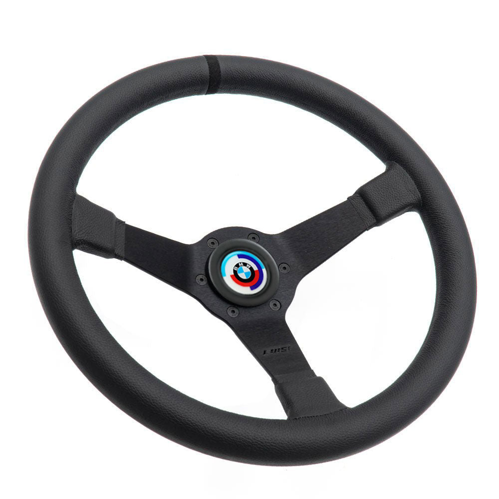 LUISI Mirage Race sports steering wheel leather complete set BMW E30 (bowled / with TÜV) - PARTS33 GmbH