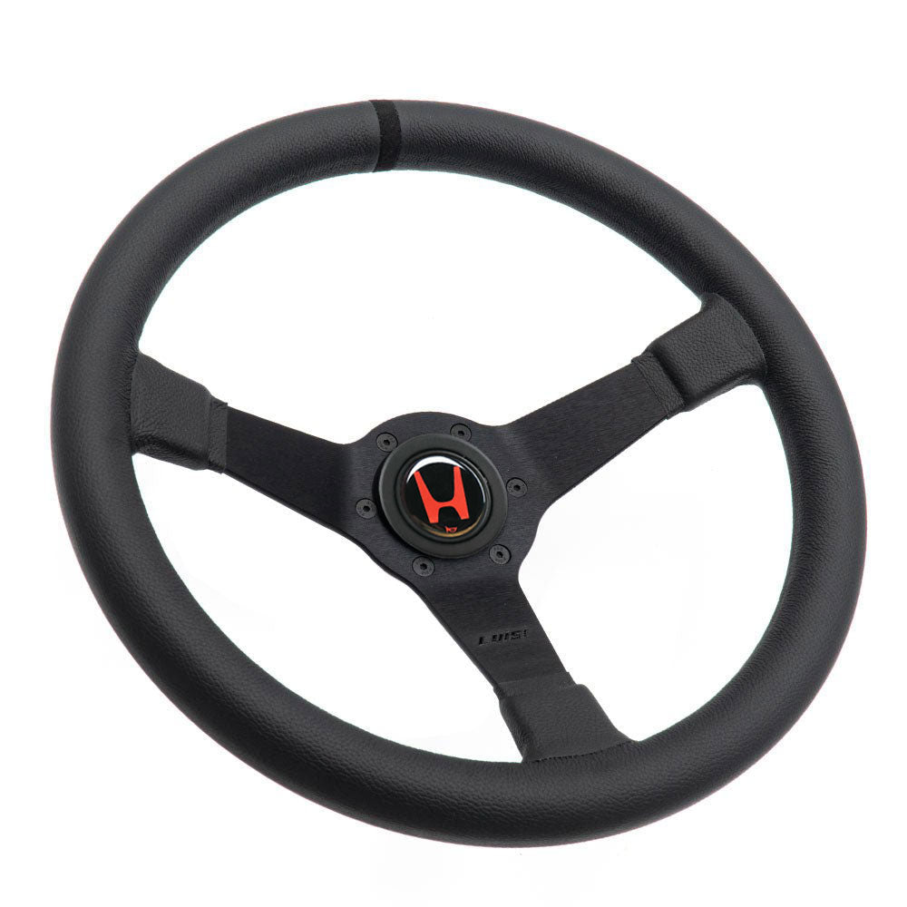 LUISI Mirage Race Sportlenkrad Leder Komplettset passend für Honda Civic 1992-1995 (geschüsselt / mit TÜV)