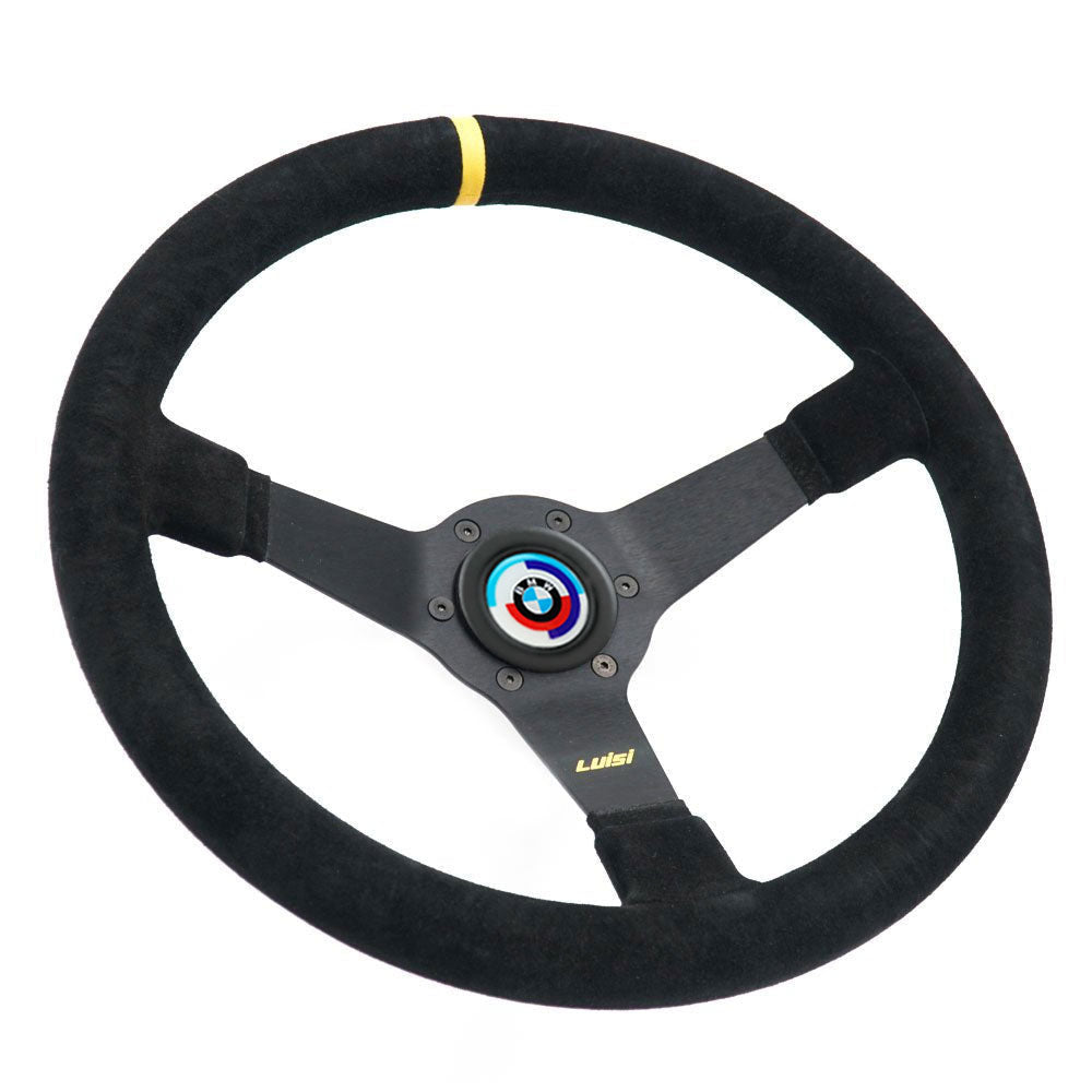 LUISI Mirage Race sports steering wheel suede complete set BMW E36 (bowled / with TÜV) - PARTS33 GmbH