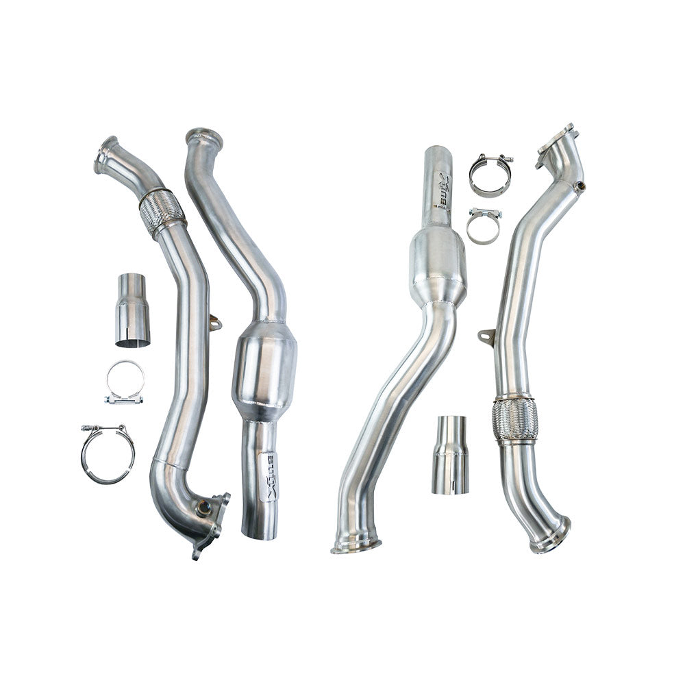 BULL-X Downpipe passend für Audi S6 RS6 C7 / S7 RS7 4G / S8 4H 4.0 TFSI