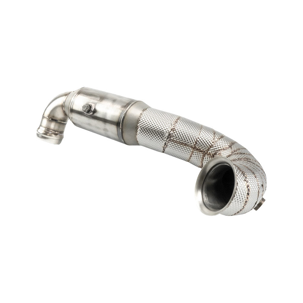 BULL-X Downpipe passend für Mercedes-Benz A45 W176 / CLA45 C117 / GLA45 X156 AMG 2.0L (eintragungsfrei)
