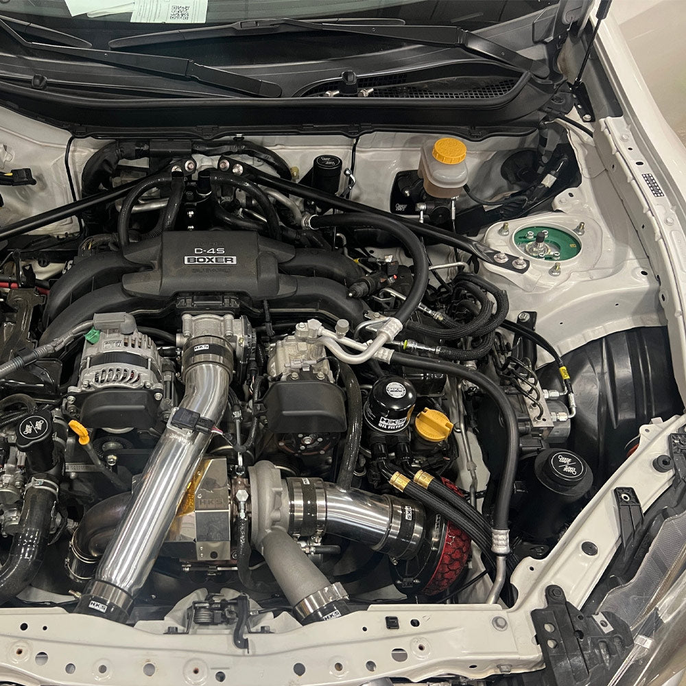 CHASE BAYS Bremsleitung Relocation Kit mit ABS für Zweikolben Brake Booster Eliminator passend für Toyota GT86 GR86 / Subaru BRZ