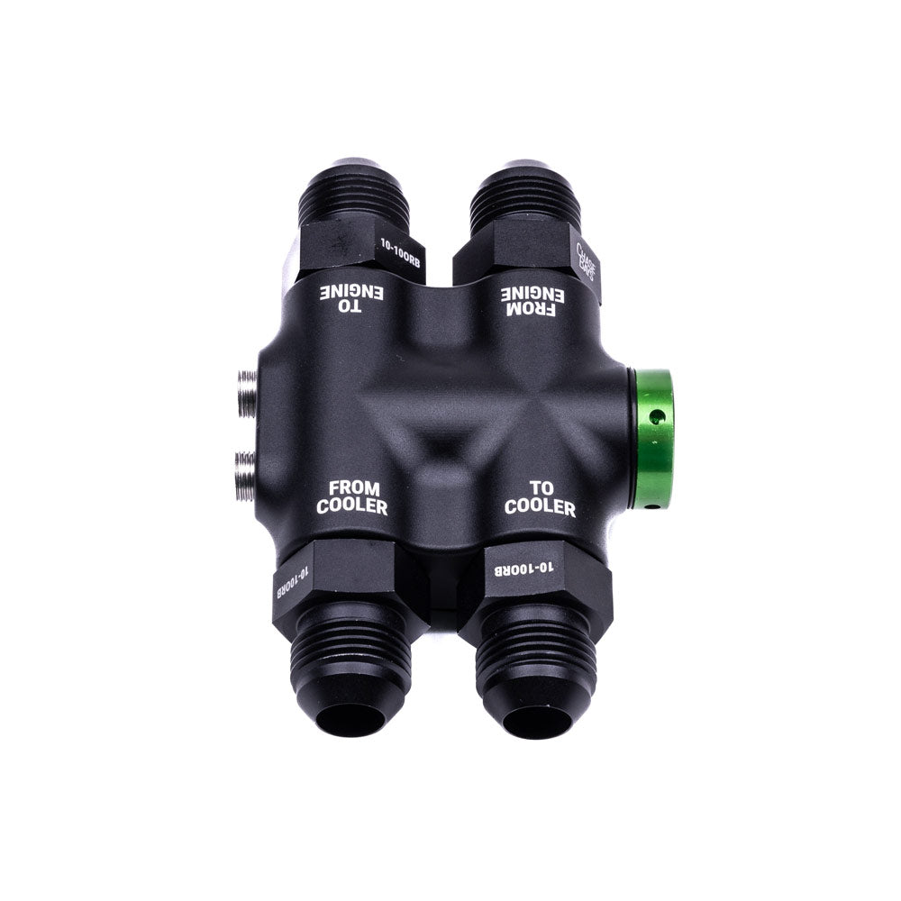 CHASE BAYS Thermostatgesteuerter Ölkühler Adapter (Aluminium)